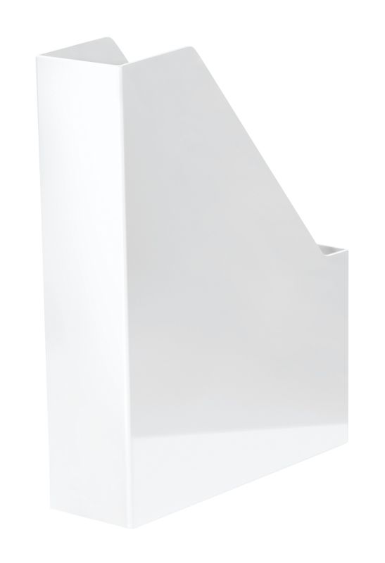 HAN Stehsammler i-Line – 2 STÜCK, eleganter, moderner High-End Stehsammler für Hefte, Zeitschriften und Mappen bis Format DIN A4/C4, weiß, 16501-12
